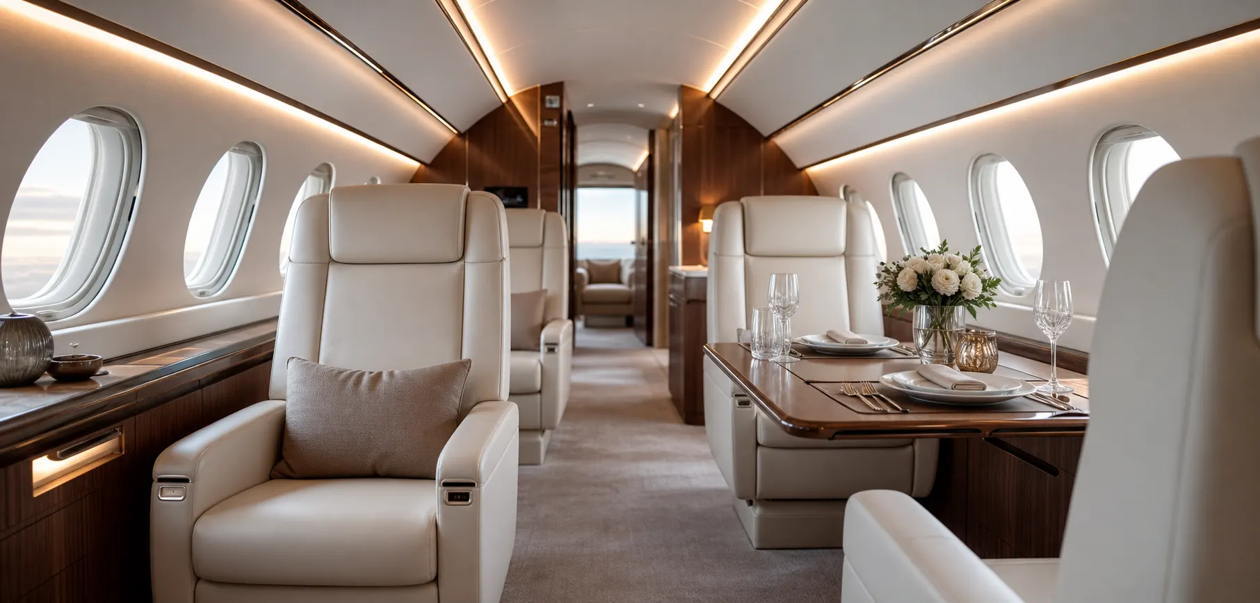 Private cabin prepared for a personalised journey