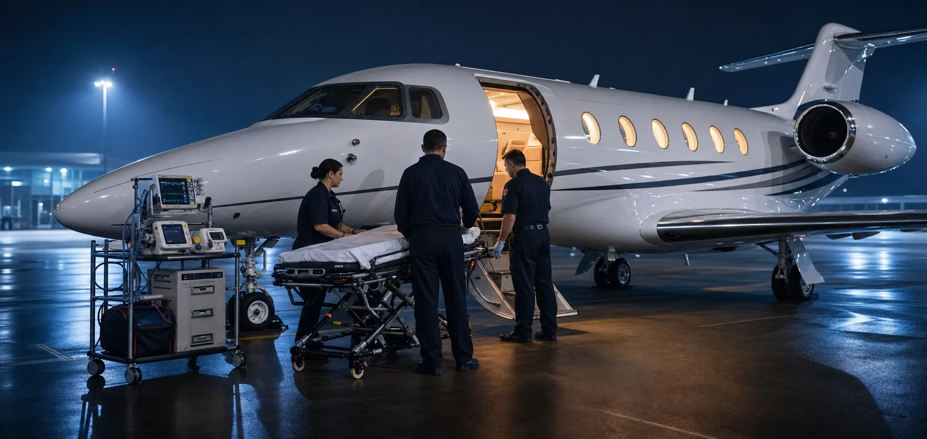 Airborne medical mission